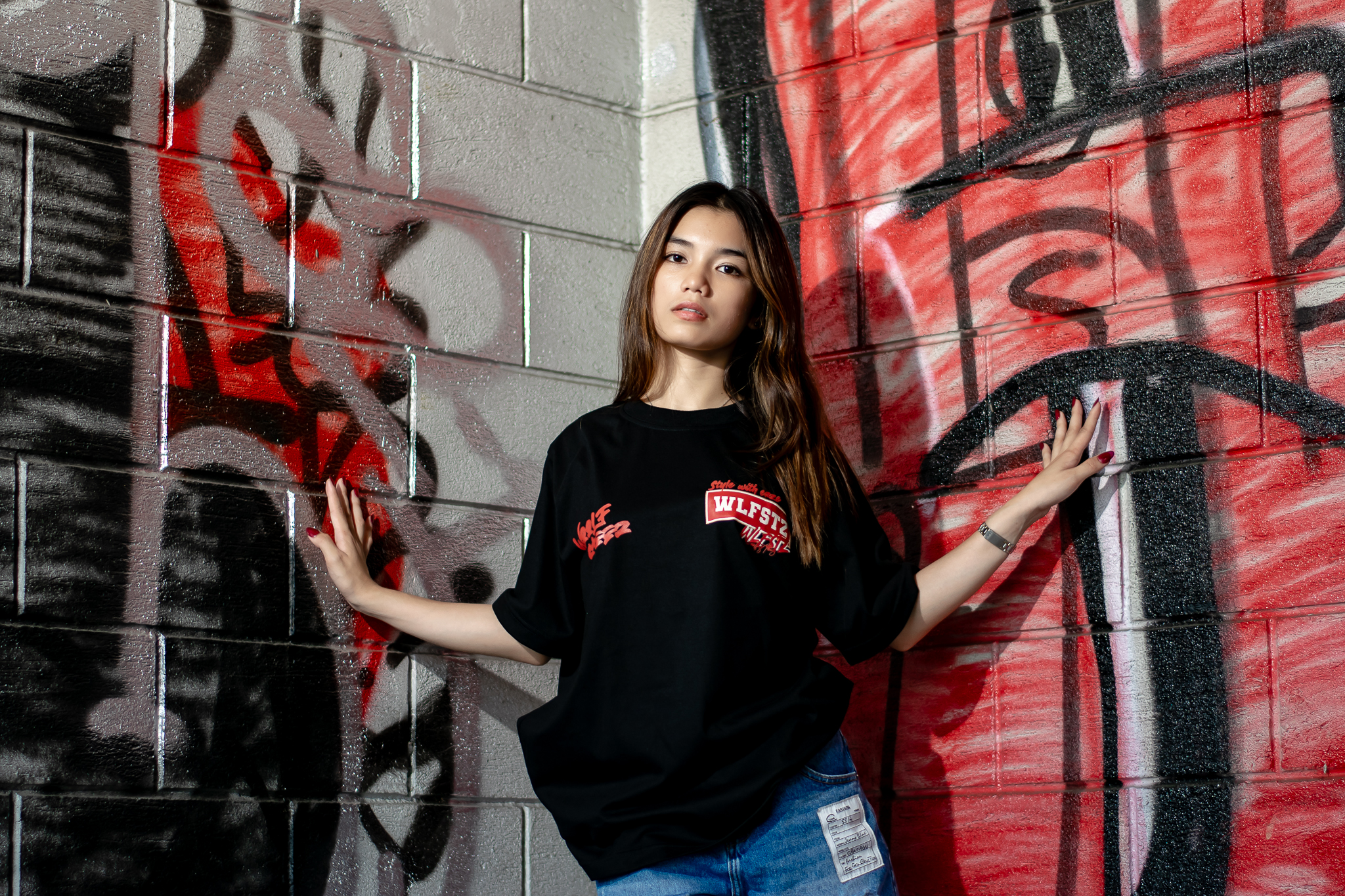 Wolf Style Printed Tee