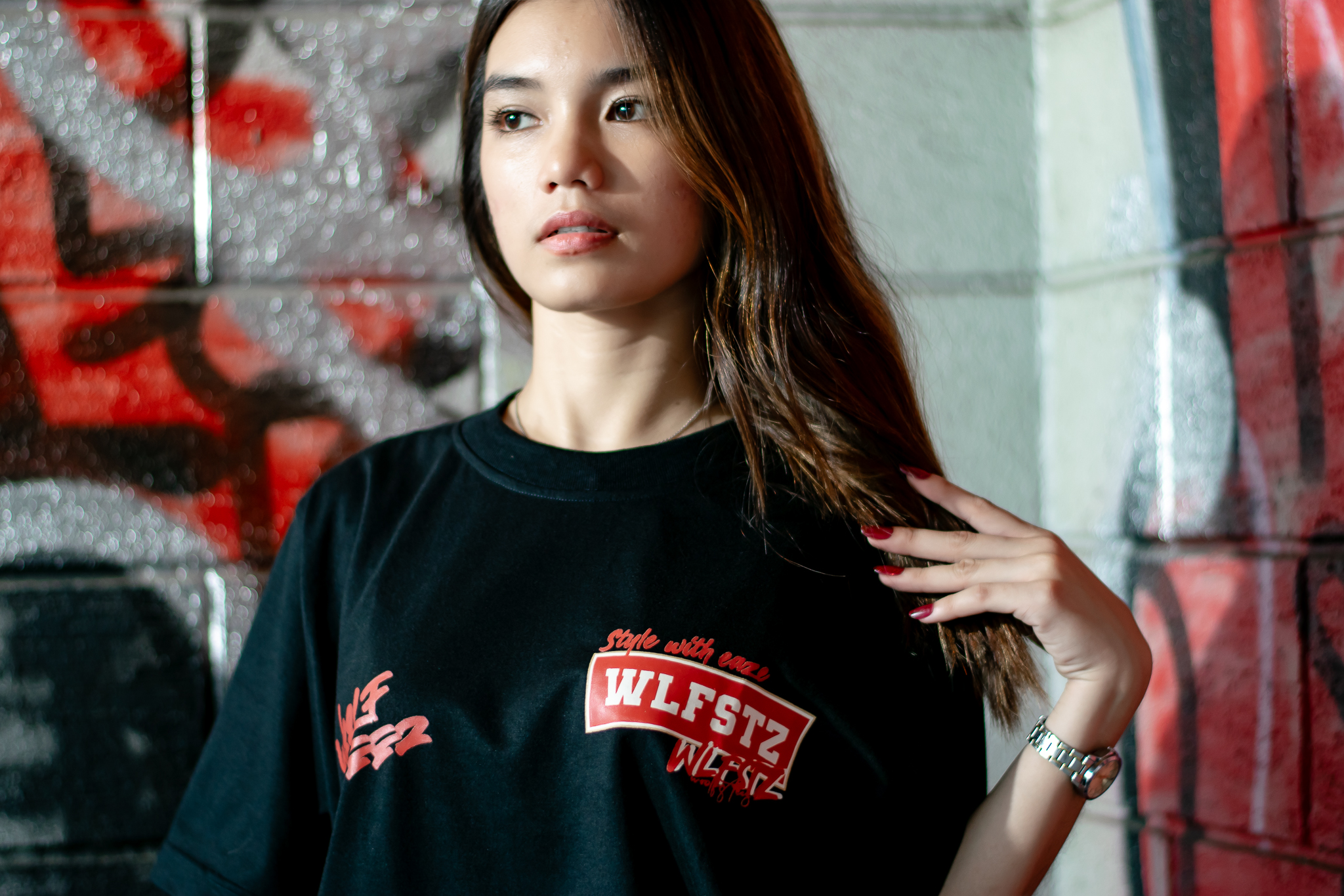 Wolf Style Printed Tee