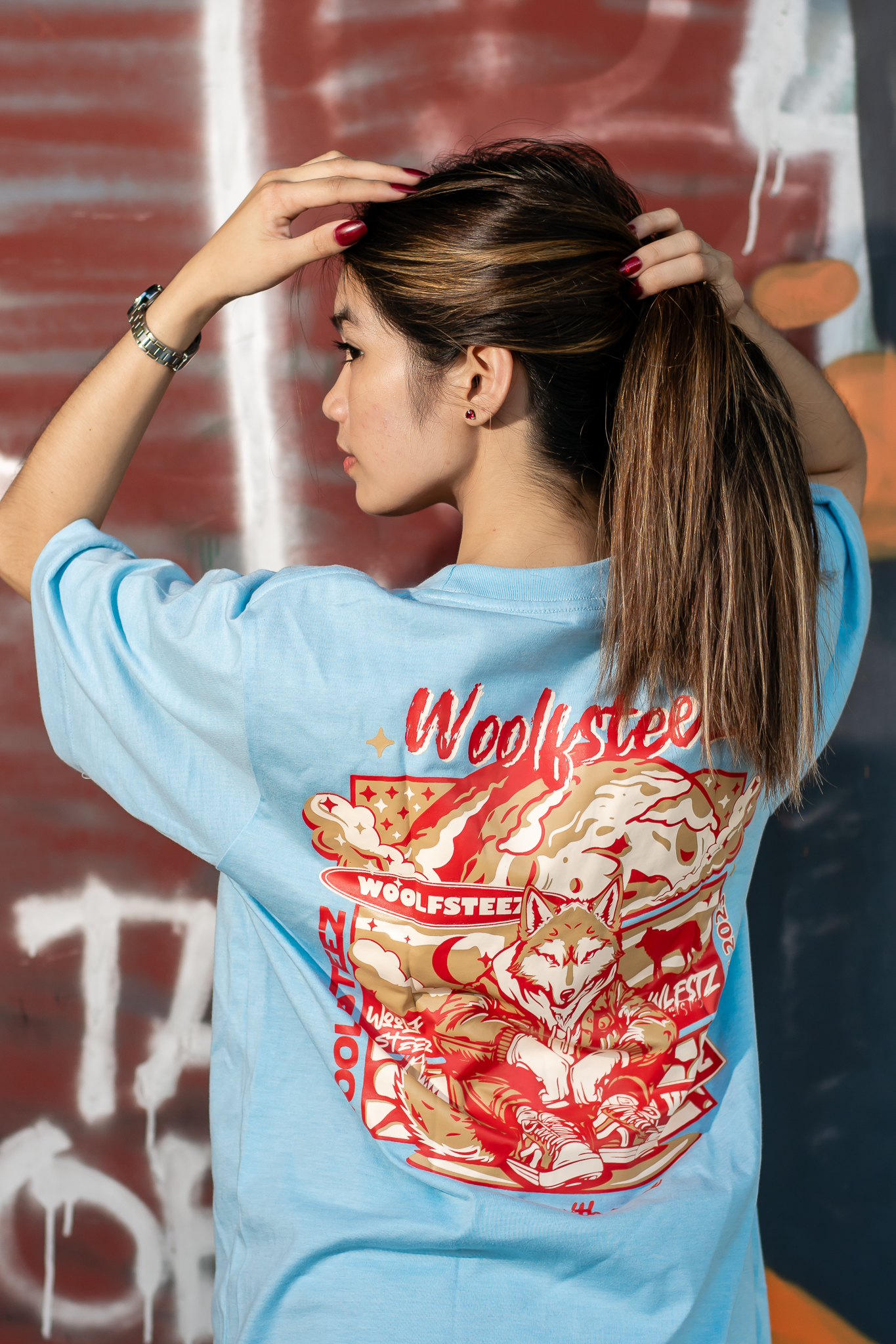 Wolf Style Printed Tee